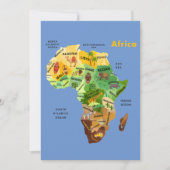 Wereldkaart flat card (Voorkant)