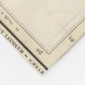 wereldkaart fleece deken (Hoek)