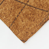 wereldkaart fleece deken (Hoek)