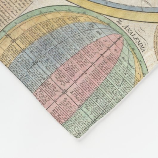  Wereldkaart Fleece Deken (Hoek)