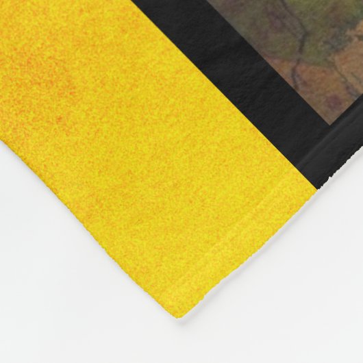 Wereldkaart Fleece Deken (Hoek)