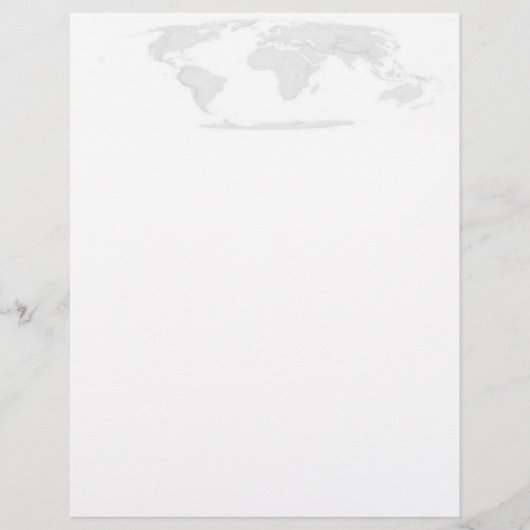 Wereldkaart Flyer (Voorkant)