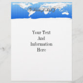 Wereldkaart Flyer (Voorkant)