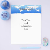 Wereldkaart Flyer (Enkel)