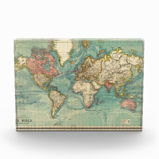  Wereldkaart Fotoblokken (Voorkant)