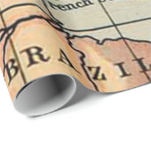 Wereldkaart Geografie Cadeaupapier (Rol Hoek)