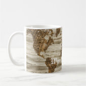  Wereldkaart Gepersonaliseerd Koffiemok (Links)