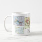 wereldkaart geschiedenis Mok (Links)