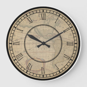 Wereldkaart Grote Klok