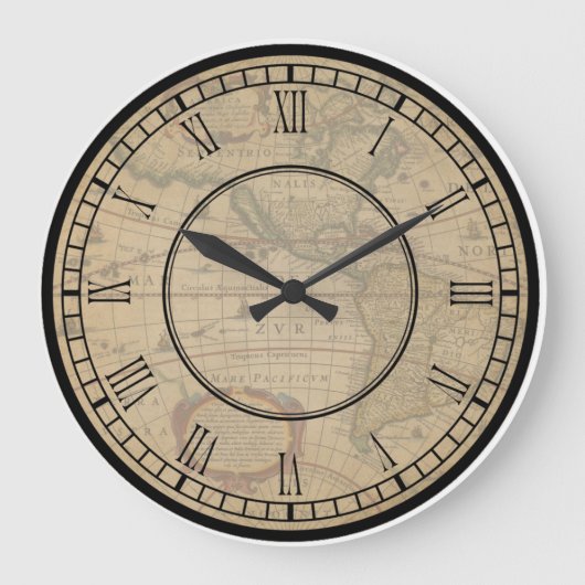  Wereldkaart Grote Klok (Voorkant)