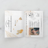 Wereldkaart Hawaii Wedding Destination Passport In (Binnen)