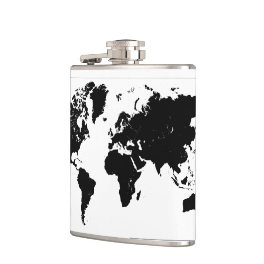 WERELDKAART HEUPFLES (Links)