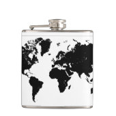 WERELDKAART HEUPFLES (Voorkant)