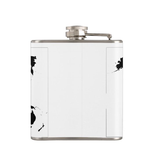 WERELDKAART HEUPFLES (Achterkant)