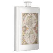 Wereldkaart Heupfles (Rechts)