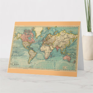 Wereldkaart Historische 20e eeuw Kaart