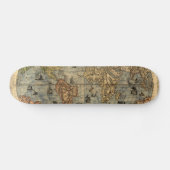 Wereldkaart  historische atlas skateboard (Horizontaal)