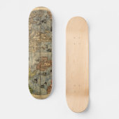 Wereldkaart  historische atlas skateboard (Voorkant)