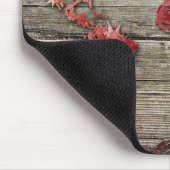 wereldkaart hout 9 muismat (Hoek)