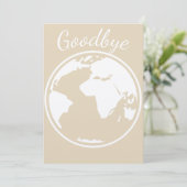 wereldkaart kaart (Staand voorkant)