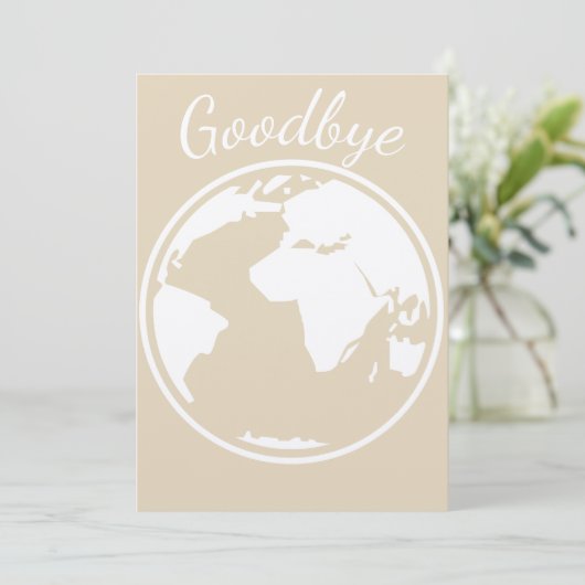 wereldkaart kaart (Staand voorkant)