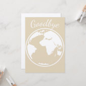 wereldkaart kaart (Voorkant / Achterkant in situ)