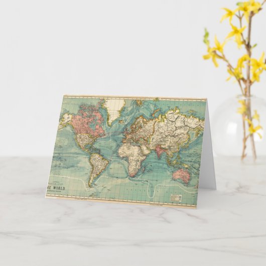  Wereldkaart Kaart (Gele Bloem)