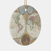  WERELDKAART KERAMISCH ORNAMENT (Rechts)