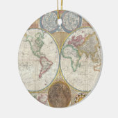  WERELDKAART KERAMISCH ORNAMENT (Links)