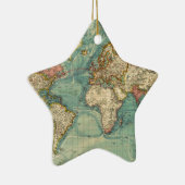  Wereldkaart Keramisch Ornament (Rechts)