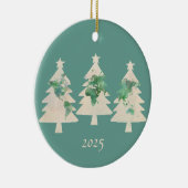 Wereldkaart kerstbomen Ornament (Rechts)