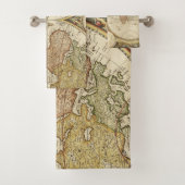 Wereldkaart keukenset Bad Handdoek (Insitu)