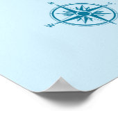 Wereldkaart Kinder kamer decor voor kinderen Poster (Hoek)