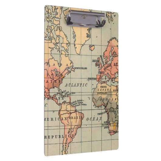  Wereldkaart Klembord (Rechts)