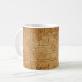 wereldkaart koffiemok (Voorkant links)