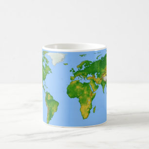 wereldkaart KoffieMok