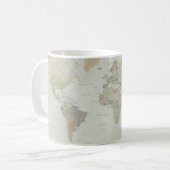 Wereldkaart koffiemok (Voorkant links)