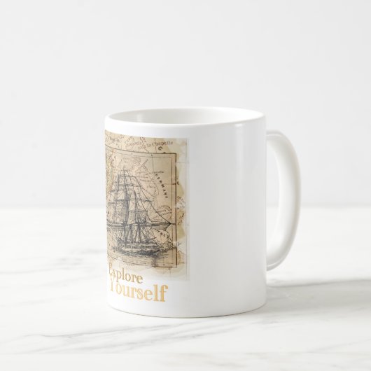  Wereldkaart Koffiemok (Voorkant rechts)