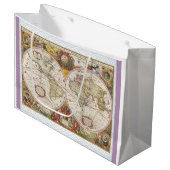  Wereldkaart Large Cadeautasje (Voorkant Gekanteld)