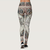  Wereldkaart Leggings (Achterkant)