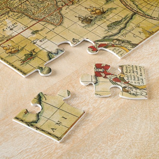  Wereldkaart Legpuzzel (Zijkant)