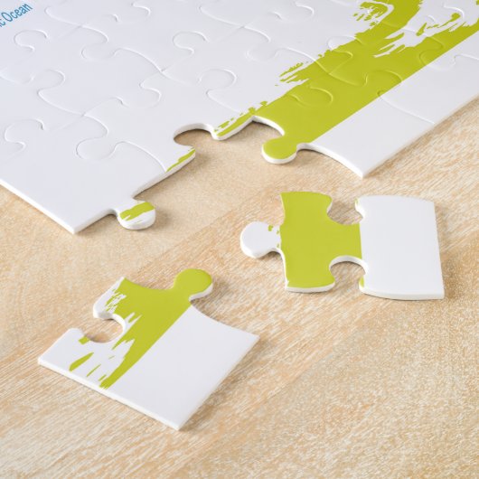 wereldkaart legpuzzel (Zijkant)