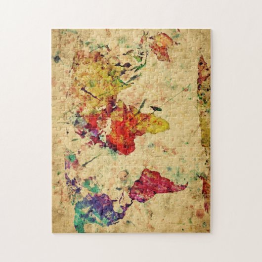  wereldkaart legpuzzel (Verticaal)