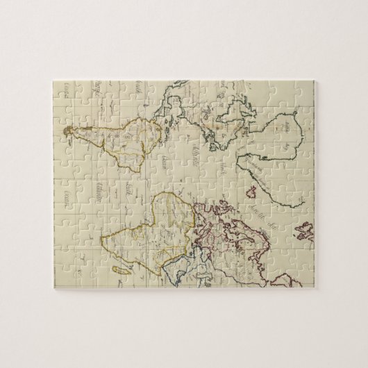 Wereldkaart Legpuzzel (Horizontaal)