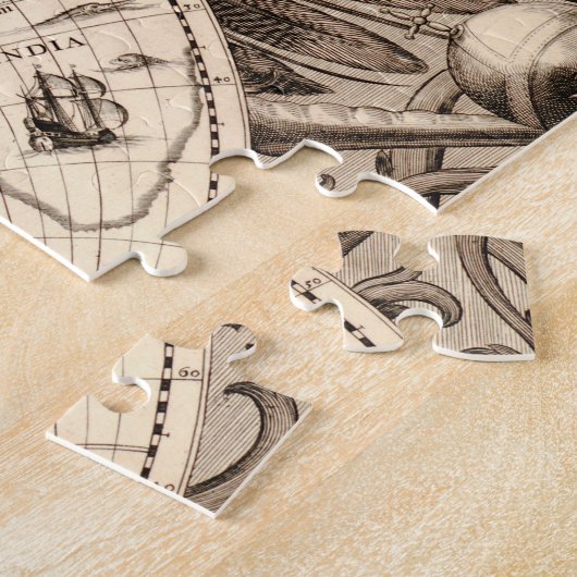 Wereldkaart Legpuzzel (Zijkant)