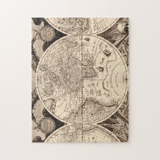 Wereldkaart Legpuzzel (Verticaal)