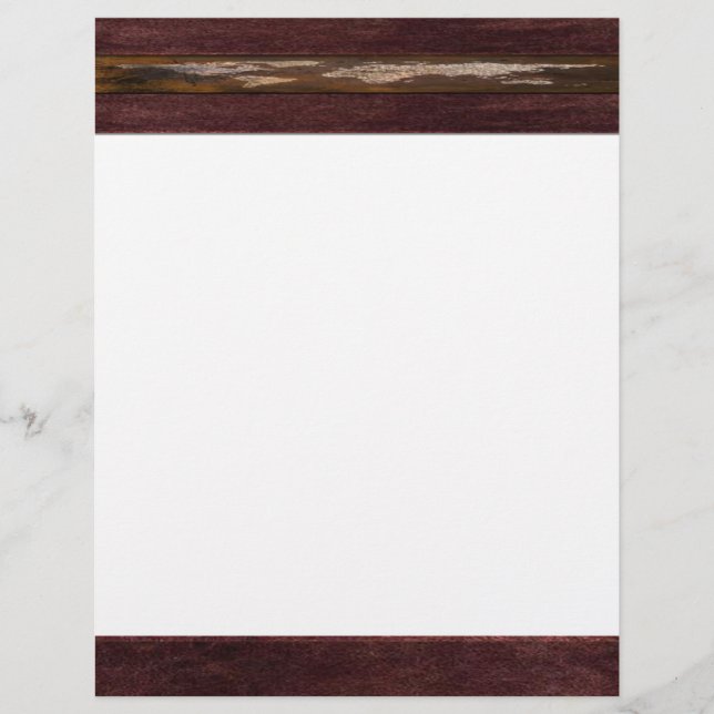 Wereldkaart Letterhead (Voorkant)