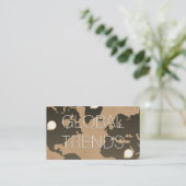 Wereldkaart | Locatiemarkeringen Visitekaartje (Staand voorkant)