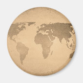  wereldkaart magneet (Voorkant)