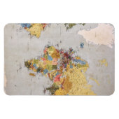 wereldkaart magneet (Horizontaal)